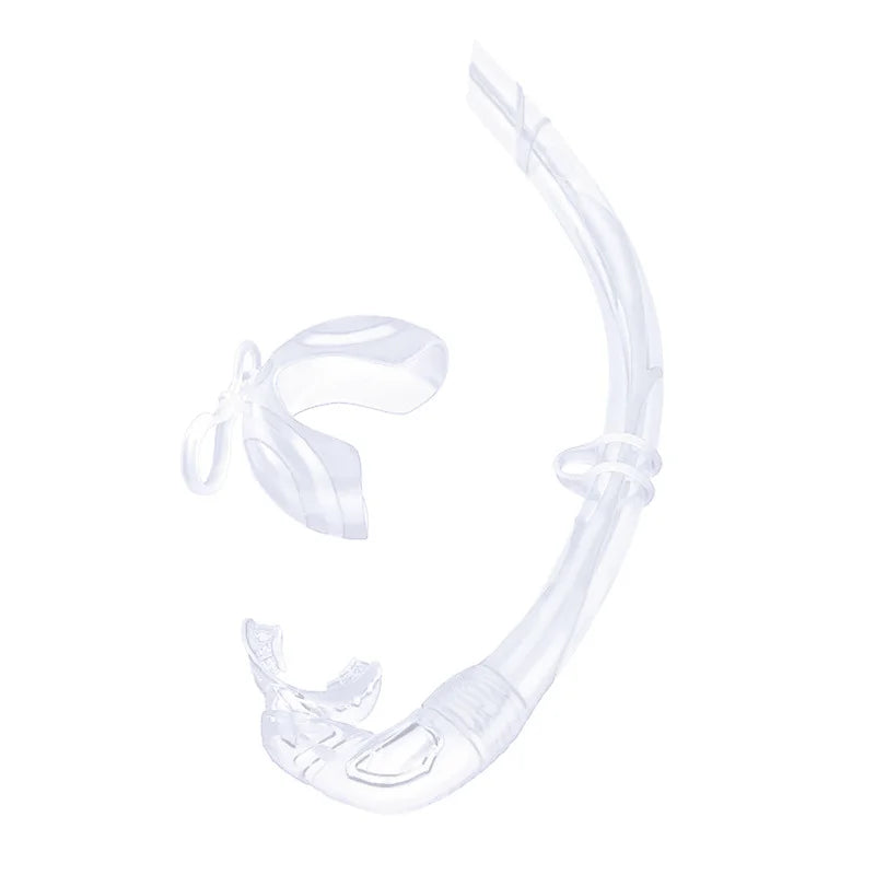 Dropshipping Long Scuba Diving Tube Foldable Wet Freediving Silicone Snorkel for Underwater Sea Swimming Snorkeling Breathing