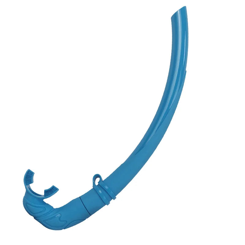 ZMZ DIVE S21 CE Certified Material Breathing Tube Silicone Mouthpiece Safety Underwater Drain Wet Semi Dry Freediving Snorkel