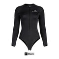 DIVE&SAIL 2mm UPF50+ One-piece Chest Zipper Waterproof Breathable Printed Sport Wear Diving Suits Bikini Wetsuits Women