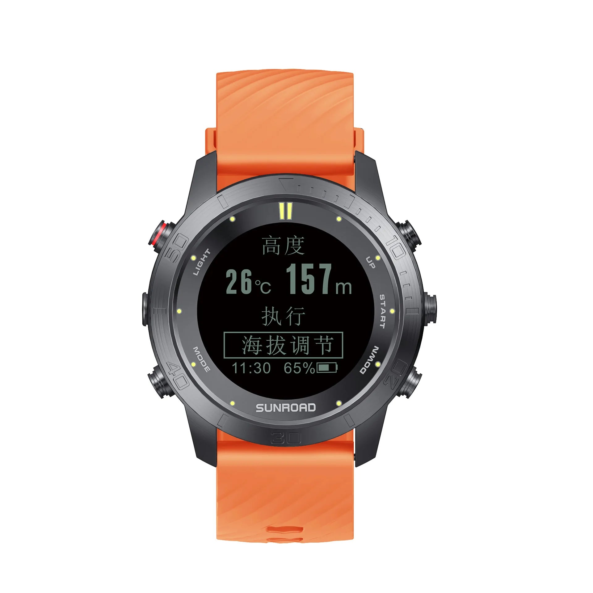 SUNROAD Diving Computer Sports Watch for Men's Waterproof Freediving  Outdoor 100m Diving Depth Scuba NDL CNS Safety Alarm
