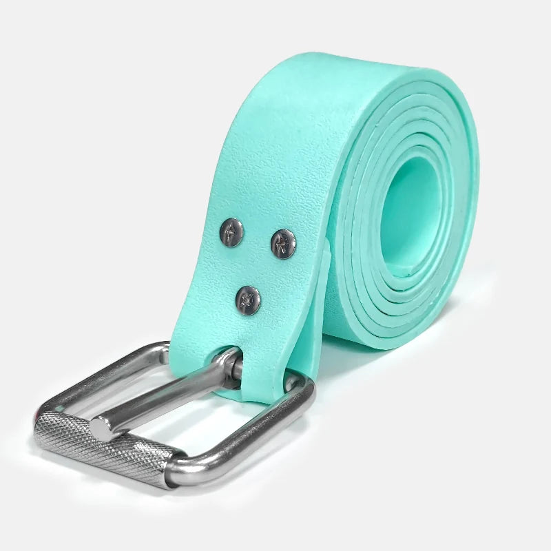1.5m Quick Release Silicone Dive Weight Belt with 316 Stainless Steel Buckle for Scuba Diving Spearfishing and Freediving