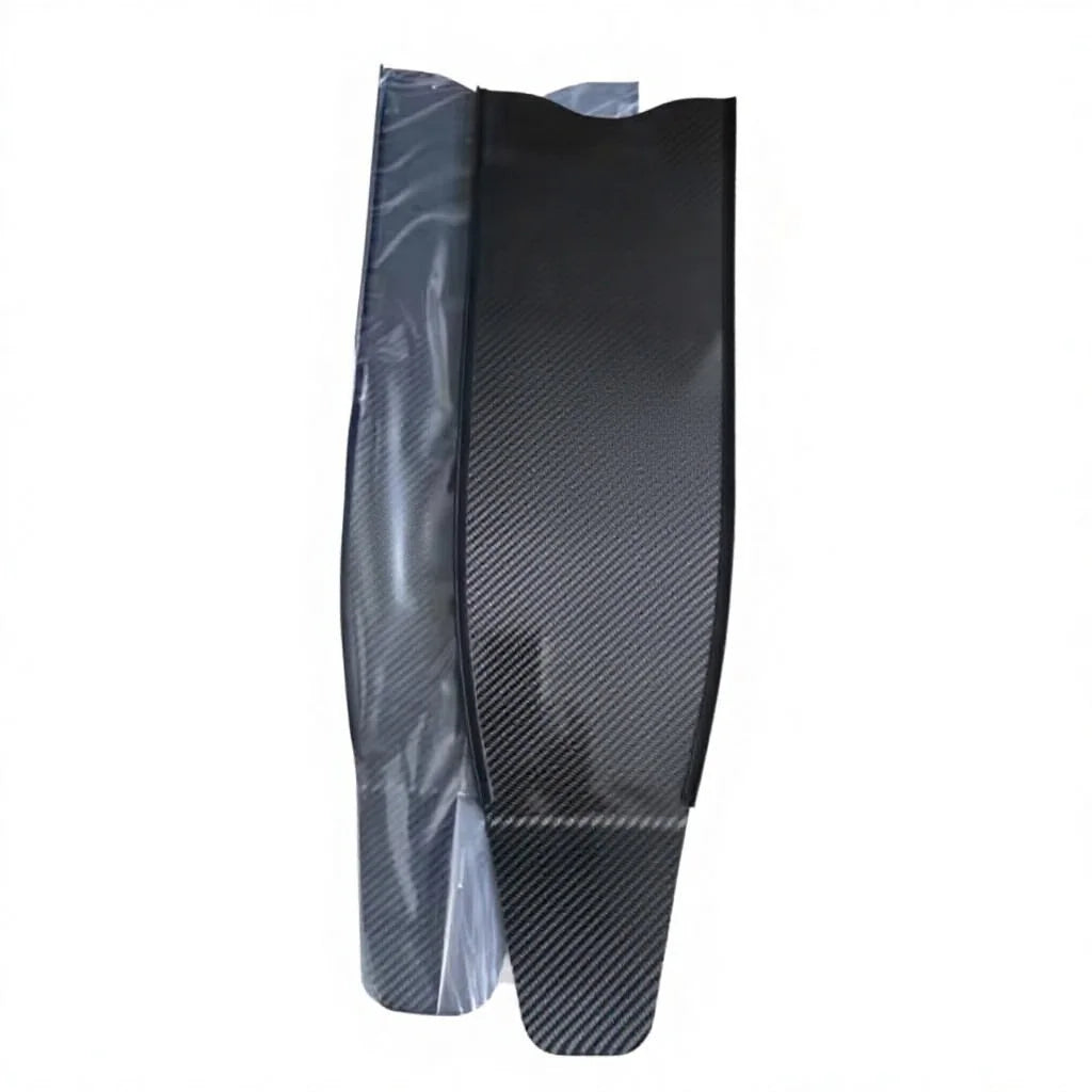 Custom Personalized Pattern Transparent Glass Fiber Durable Pocket Flipper Scuba Freediving Fins Underwater Snorkeling