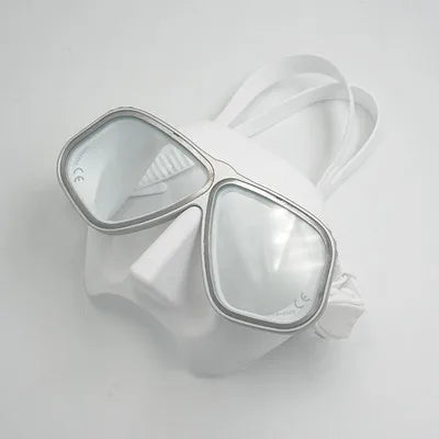 Custom logo Aluminium Alloy Low Volume Free Diving Mask for Spearfishing Freedive