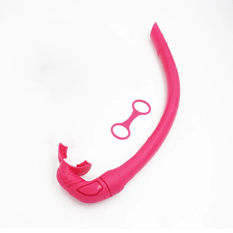 Flexible Foldable Silicone Breathing Long Tube Freediving Snorkel Set for Underwater Sports