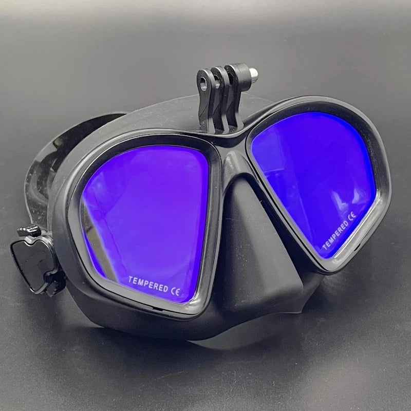 Mirror Color Lens Diving Mask Professional Diving Masks Snorkeling Set Anti-Fog Goggles Glasses Swimming Fishing Pool Equipment