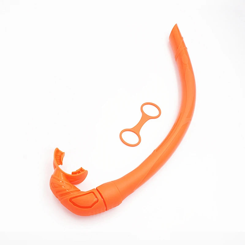 Flexible Foldable Silicone Breathing Long Tube Freediving Snorkel Set for Underwater Sports