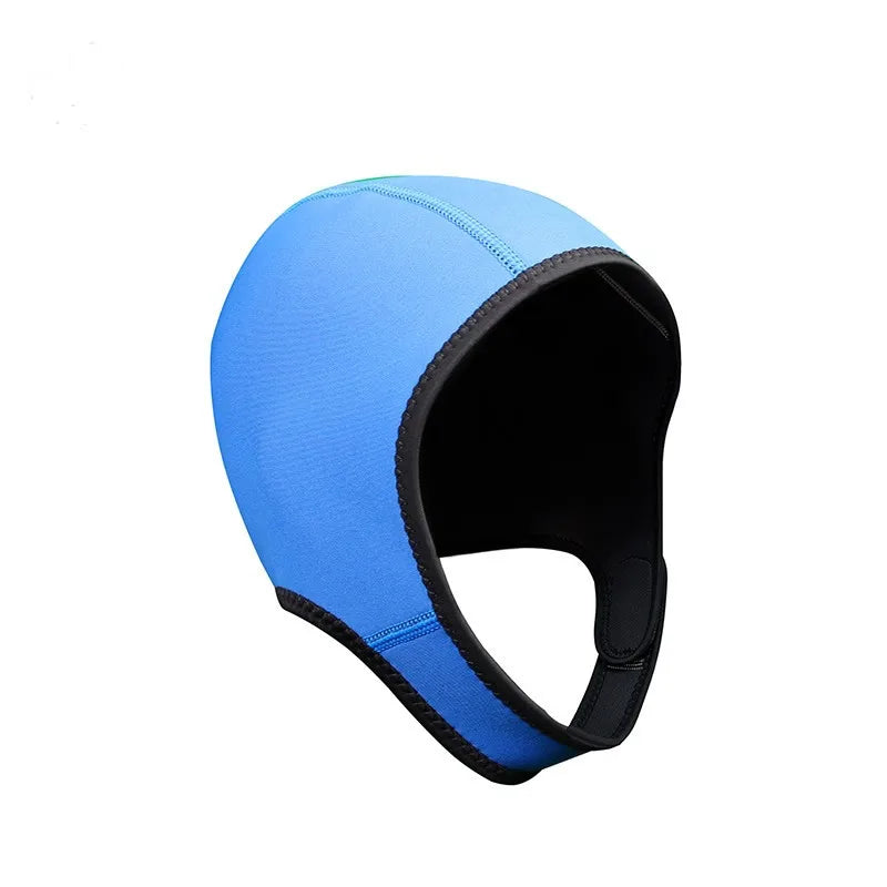 Sinodiving 2.5 mm Neoprene Diving Cap Swim Beanie with Chin Straps for Snorkeling & Surfing Custom Logo