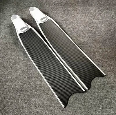 Dropshipping Custom Personalized Pattern Professional Carbon Fiber Long Freediving Carbon Fins for Swimming Diving