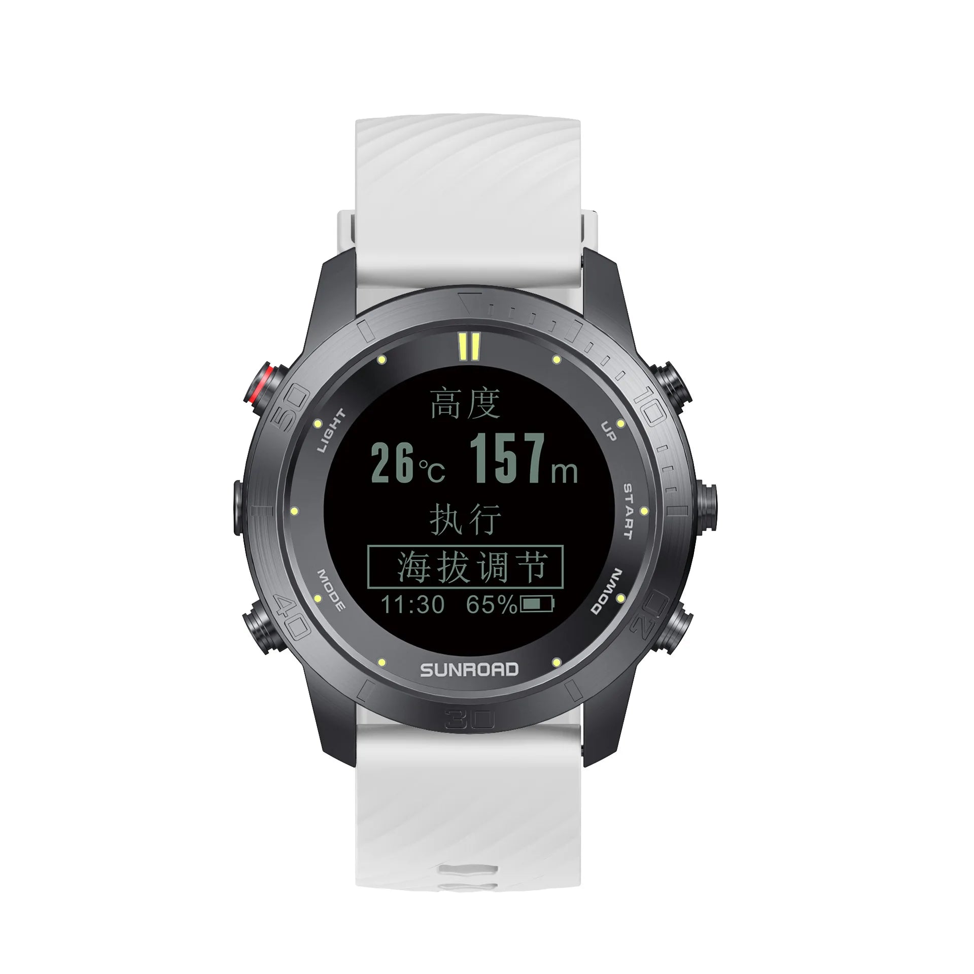 SUNROAD Diving Computer Sports Watch for Men's Waterproof Freediving  Outdoor 100m Diving Depth Scuba NDL CNS Safety Alarm