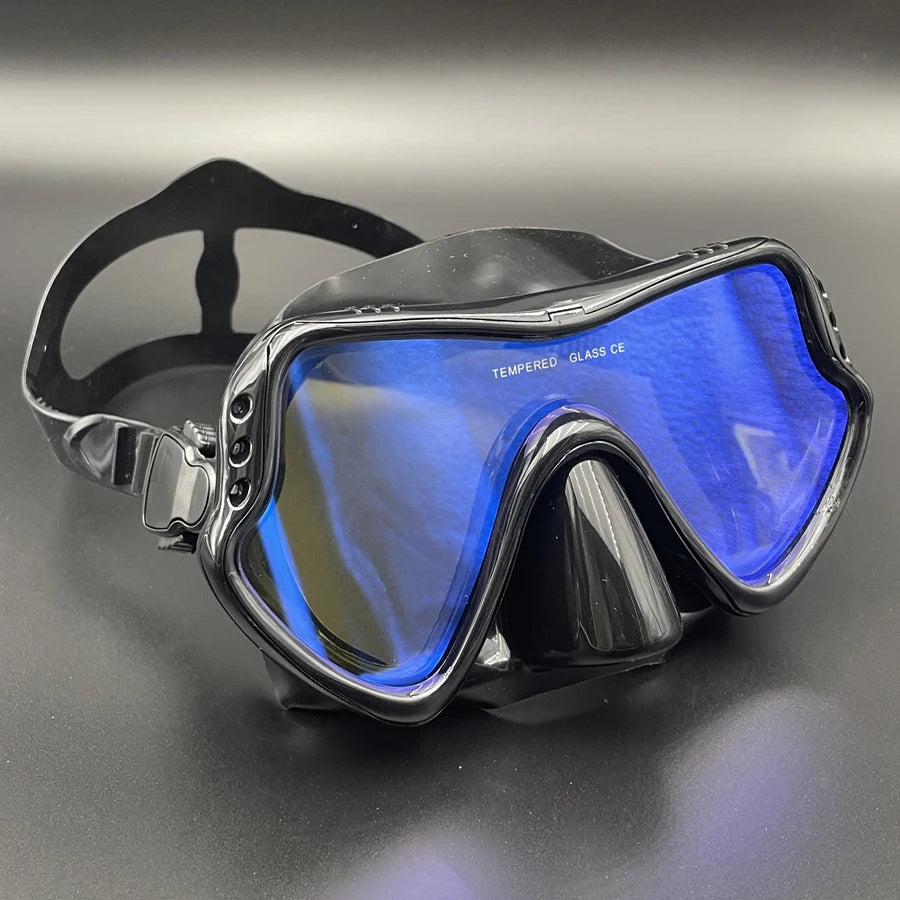 Mirror Color Lens Diving Mask Professional Diving Masks Snorkeling Set Anti-Fog Goggles Glasses Swimming Fishing Pool Equipment