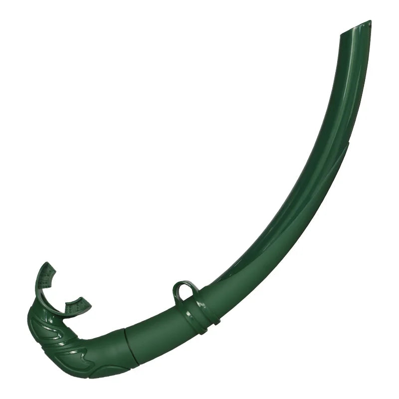 ZMZ DIVE S21 CE Certified Material Breathing Tube Silicone Mouthpiece Safety Underwater Drain Wet Semi Dry Freediving Snorkel