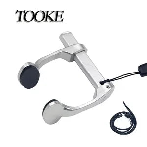 Custom Logo Waterproof Aluminum Alloy Spearfishing Freediving Nose Clip with Soft Rubber Pad