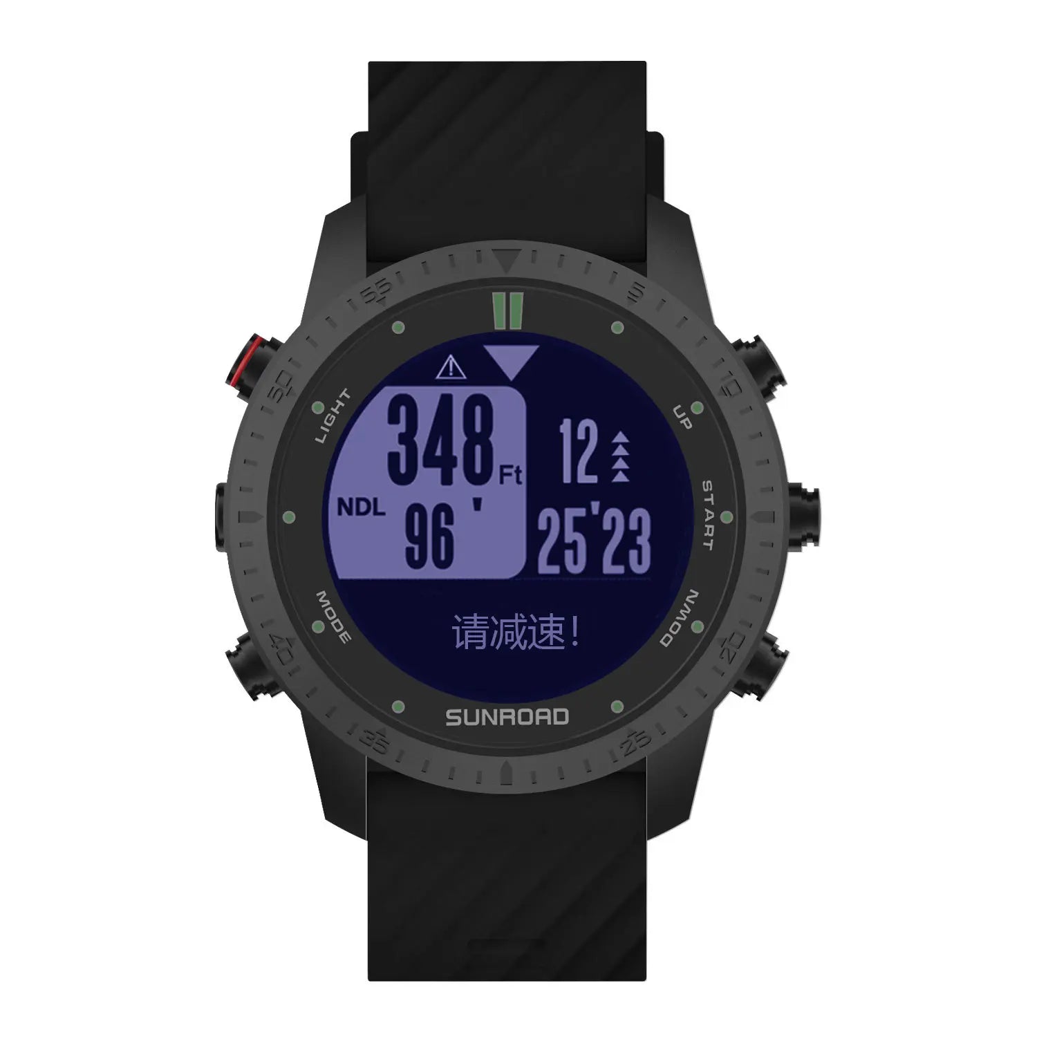 SUNROAD Diving Computer Sports Watch for Men's Waterproof Freediving  Outdoor 100m Diving Depth Scuba NDL CNS Safety Alarm