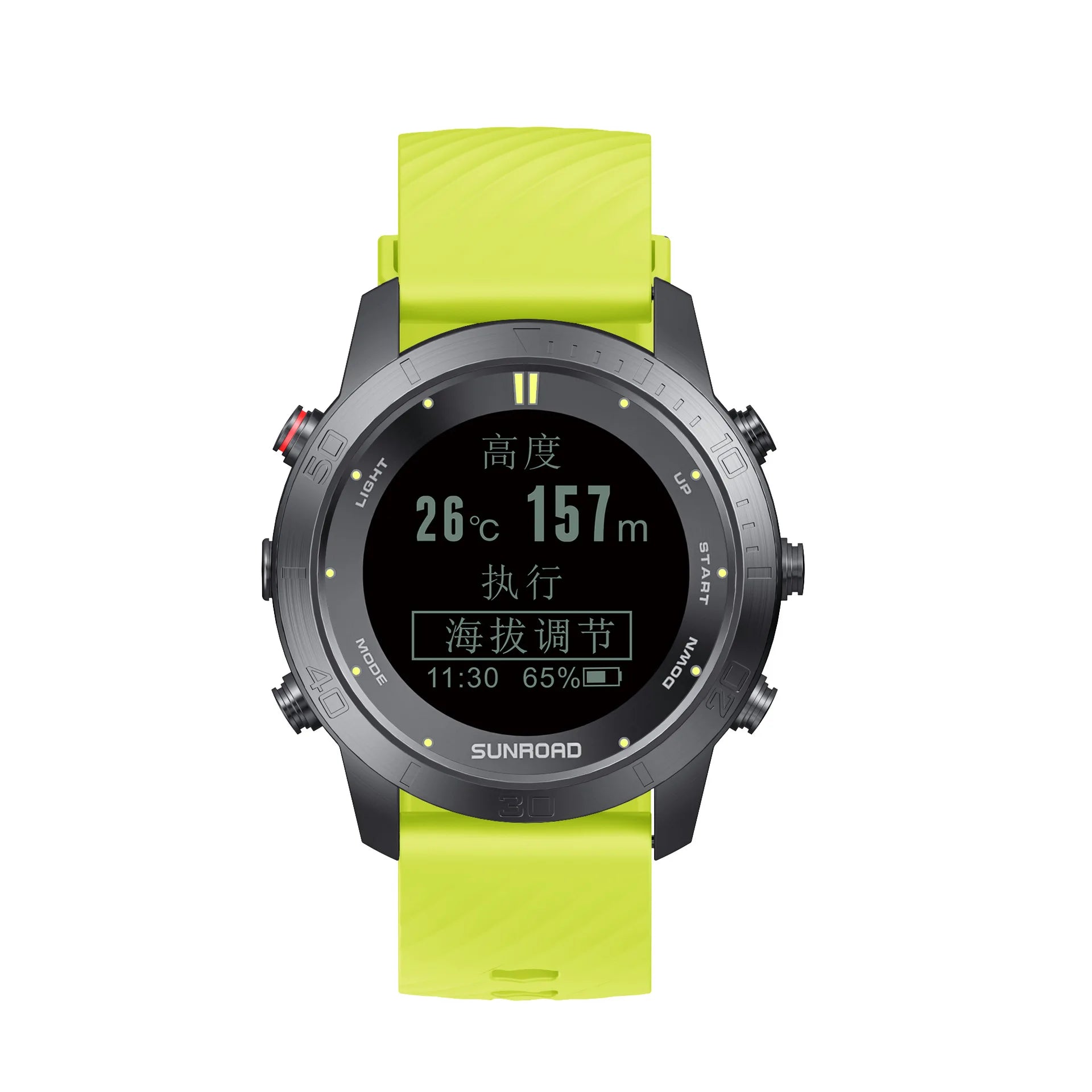 SUNROAD Diving Computer Sports Watch for Men's Waterproof Freediving  Outdoor 100m Diving Depth Scuba NDL CNS Safety Alarm