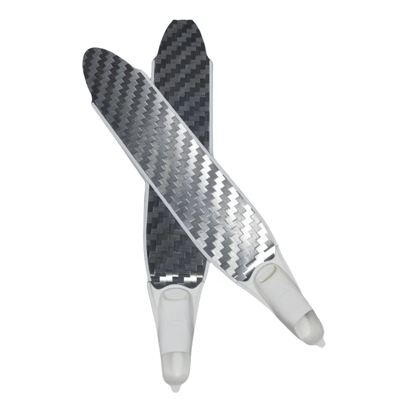 Professional Adult Diving Fins High Quality 12K Carbon Fiber Blade 1 Meter Long for Freediving TOOKE Silicone Upper
