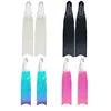Custom Personalized Pattern Transparent TPR Glass Fiber Durable Flipper Scuba Freediving Fins Underwater Snorkeling Spearfishing