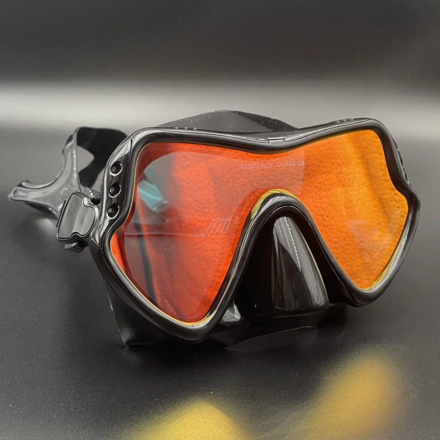 Mirror Color Lens Diving Mask Professional Diving Masks Snorkeling Set Anti-Fog Goggles Glasses Swimming Fishing Pool Equipment