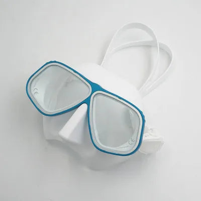 Custom logo Aluminium Alloy Low Volume Free Diving Mask for Spearfishing Freedive