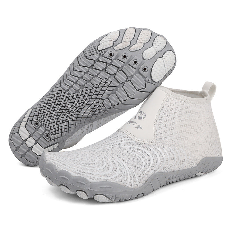 Outdoor High-top Tracing Shoes Diving Shoes Men's and Women's Amphibious Fishing Shoes Wading Snorkeling Shoes Anti-cut Anti-slip