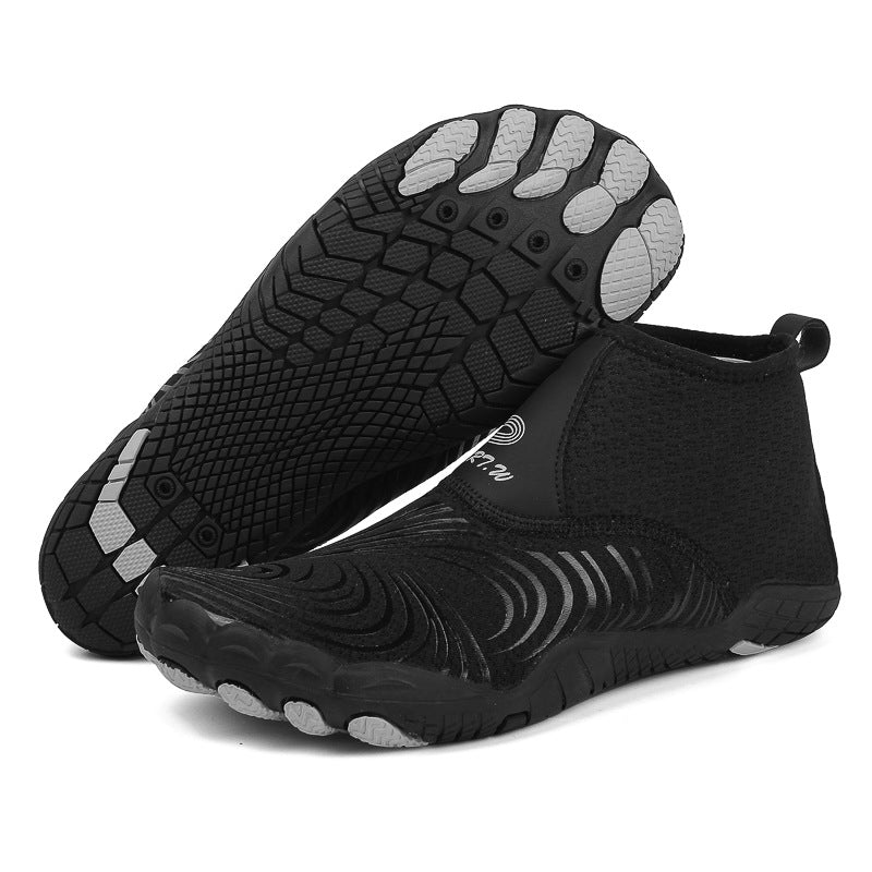 Outdoor High-top Tracing Shoes Diving Shoes Men's and Women's Amphibious Fishing Shoes Wading Snorkeling Shoes Anti-cut Anti-slip