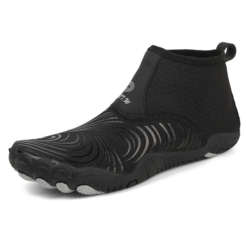 Outdoor High-top Tracing Shoes Diving Shoes Men's and Women's Amphibious Fishing Shoes Wading Snorkeling Shoes Anti-cut Anti-slip