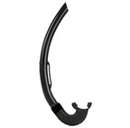 Professional Streamlined Freediving Snorkel | Classic Open-Top Flexible J-Tube