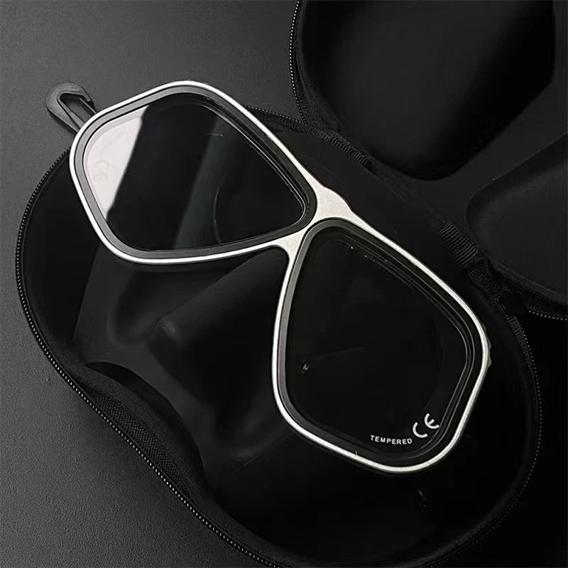 Apollo Similar Alloy Frame Free Diving Masks Swimming Glasses Low Volume 65cc  Scuba diving Mask Snorkeling Wet Tube Equipment