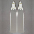 Factory Long Transparent Fiberglass Freediving Fins Glass Fibre Scuba and Snorkeling Swimming  Free Diving Flipper Fins