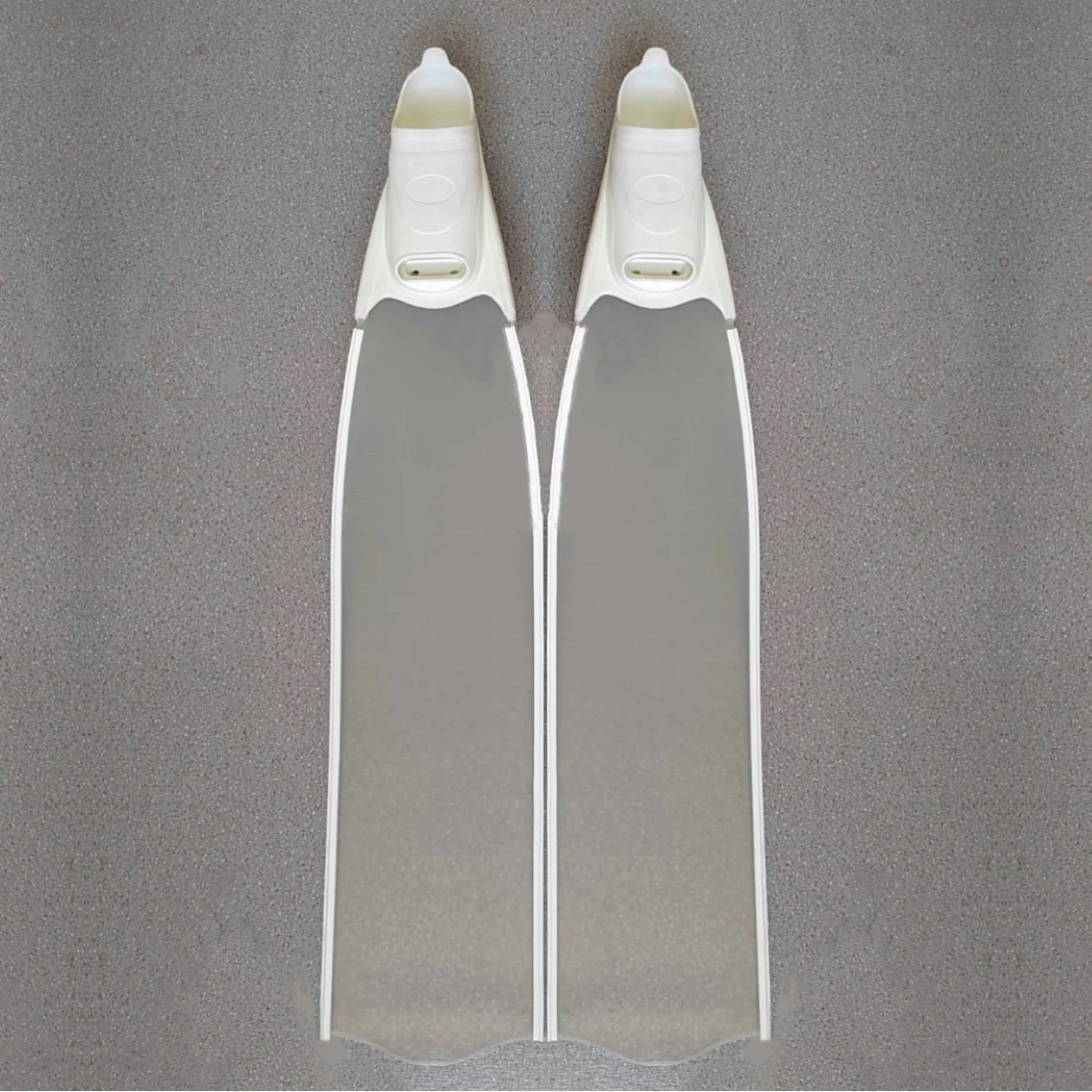 Factory Long Transparent Fiberglass Freediving Fins Glass Fibre Scuba and Snorkeling Swimming  Free Diving Flipper Fins