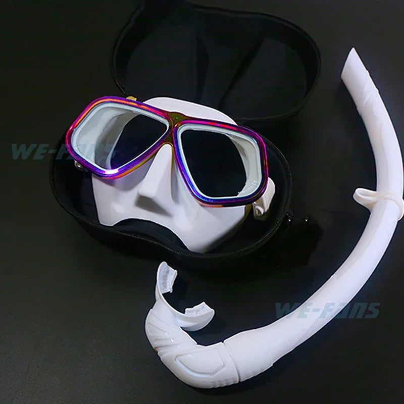 Similar Apollo Diving Mask Aluminum Alloy Frame 65cc Low volume Configurable Diopter Glasses Scuba Masks Snorkeling Wet Tube Set