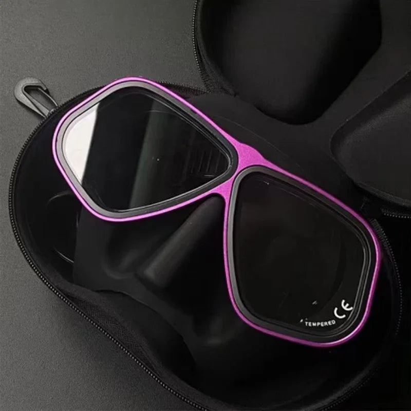 Similar Apollo Diving Mask Aluminum Alloy Frame 65cc Low volume Configurable Diopter Glasses Scuba Masks Snorkeling Wet Tube Set