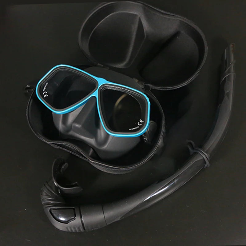 Apollo Similar Alloy Frame Free Diving Masks Swimming Glasses Low Volume 65cc  Scuba diving Mask Snorkeling Wet Tube Equipment