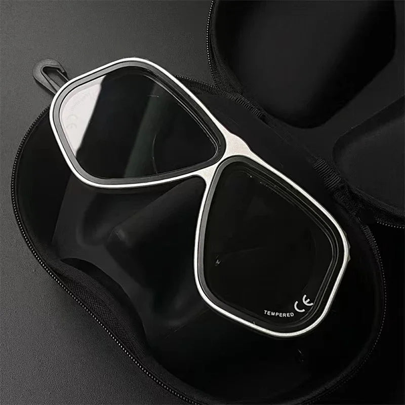Apollo Similar Alloy Frame Free Diving Masks Swimming Glasses Low Volume 65cc  Scuba diving Mask Snorkeling Wet Tube Equipment