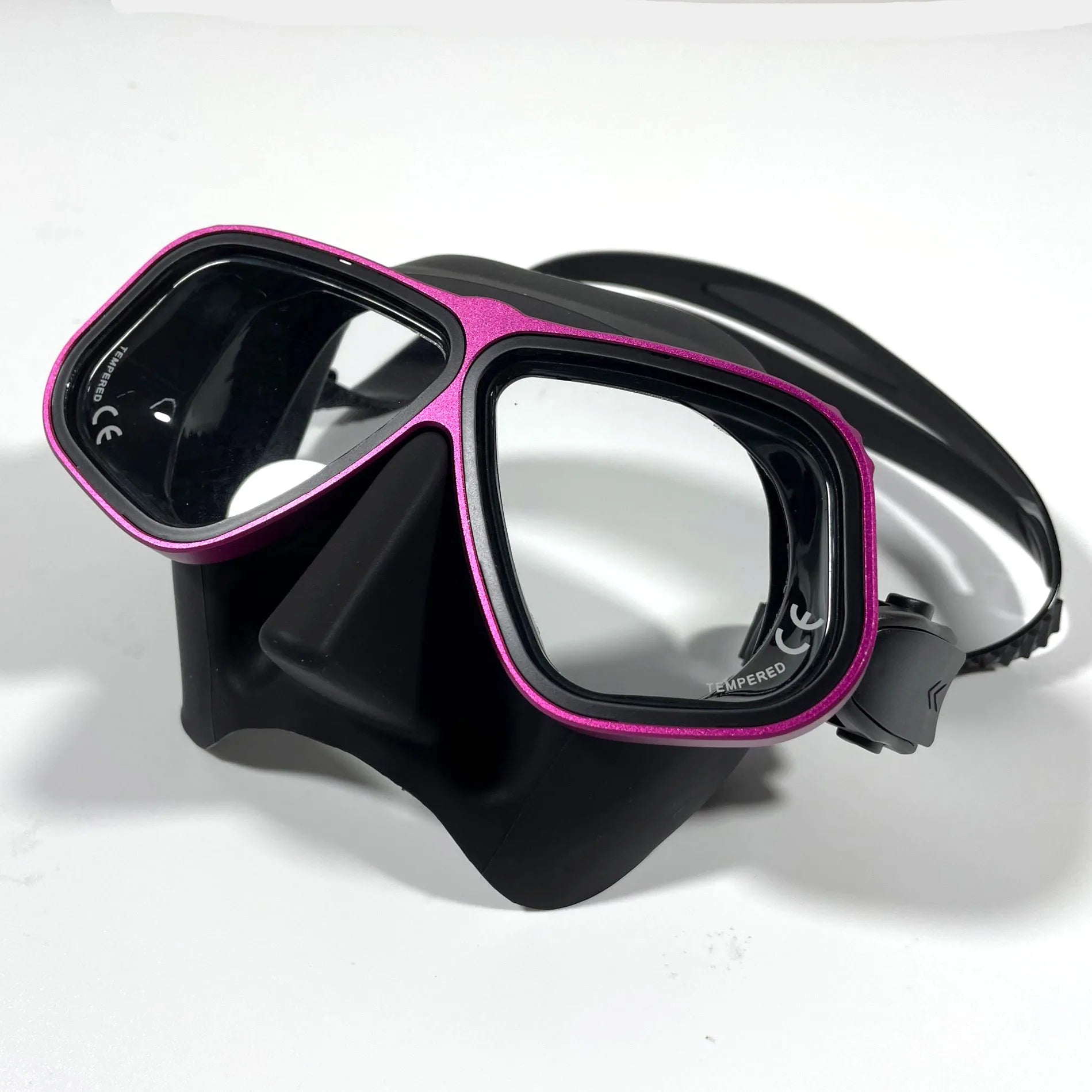 Apollo Similar Alloy Frame Free Diving Masks Swimming Glasses Low Volume 65cc  Scuba diving Mask Snorkeling Wet Tube Equipment
