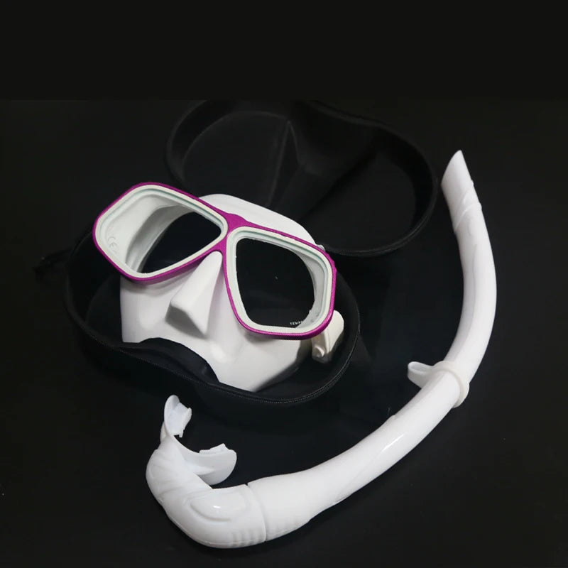 Apollo Similar Alloy Frame Free Diving Masks Swimming Glasses Low Volume 65cc  Scuba diving Mask Snorkeling Wet Tube Equipment