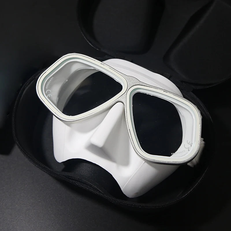 Apollo Similar Alloy Frame Free Diving Masks Swimming Glasses Low Volume 65cc  Scuba diving Mask Snorkeling Wet Tube Equipment
