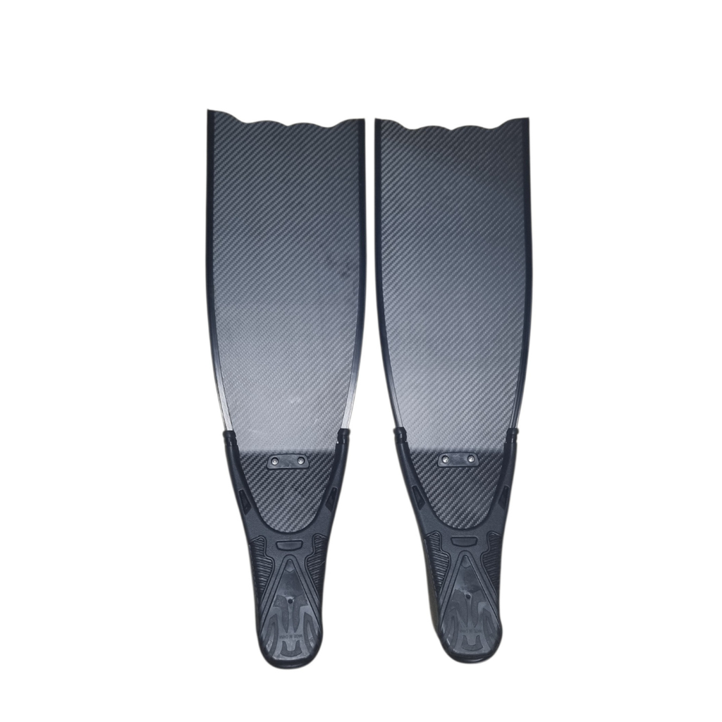 Apex Short T700 Pure Carbon Freediving Fins – Ultra-Portable Travel & Training Series