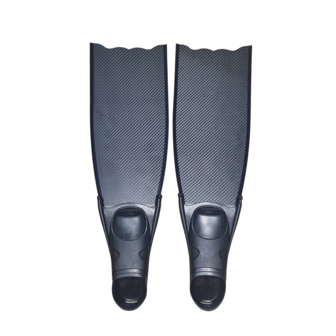 Apex Short T700 Pure Carbon Freediving Fins – Ultra-Portable Travel & Training Series