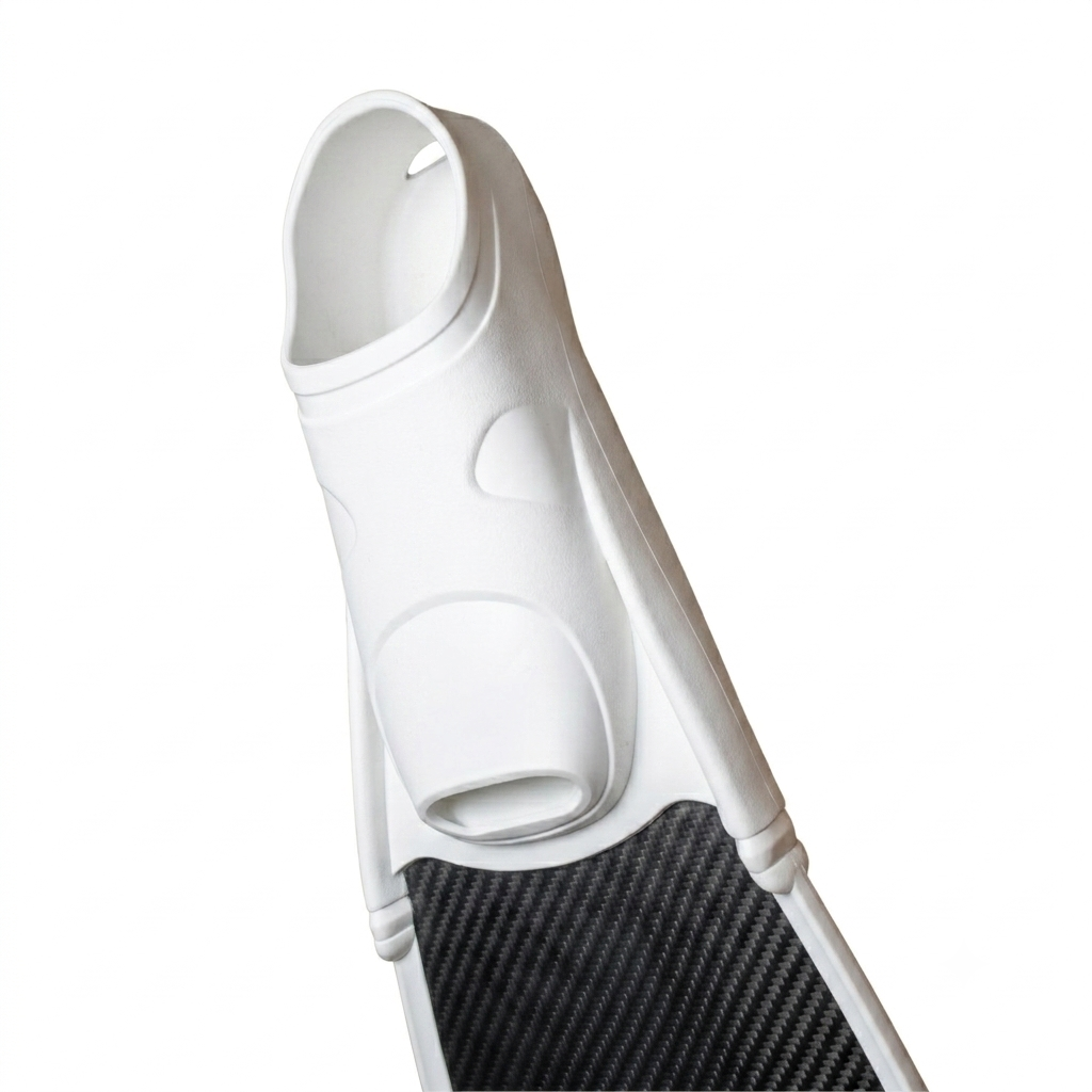 Apex Short T700 Pure Carbon Freediving Fins – Ultra-Portable Travel & Training Series