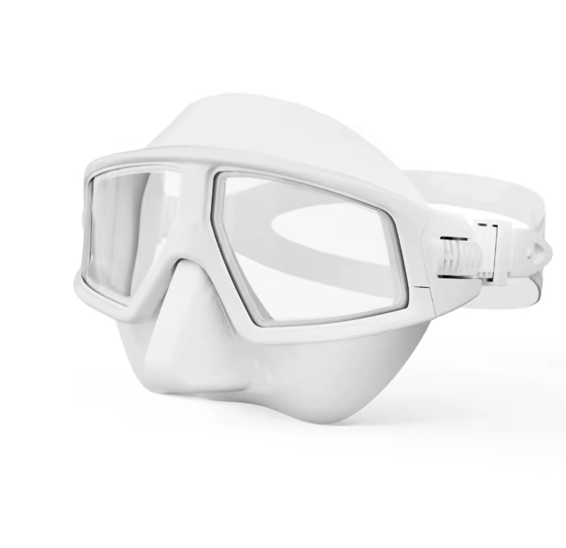 Stealth Low-Volume Freediving Mask | Dual-Lens Tactical Scuba & Spearfishing Mask