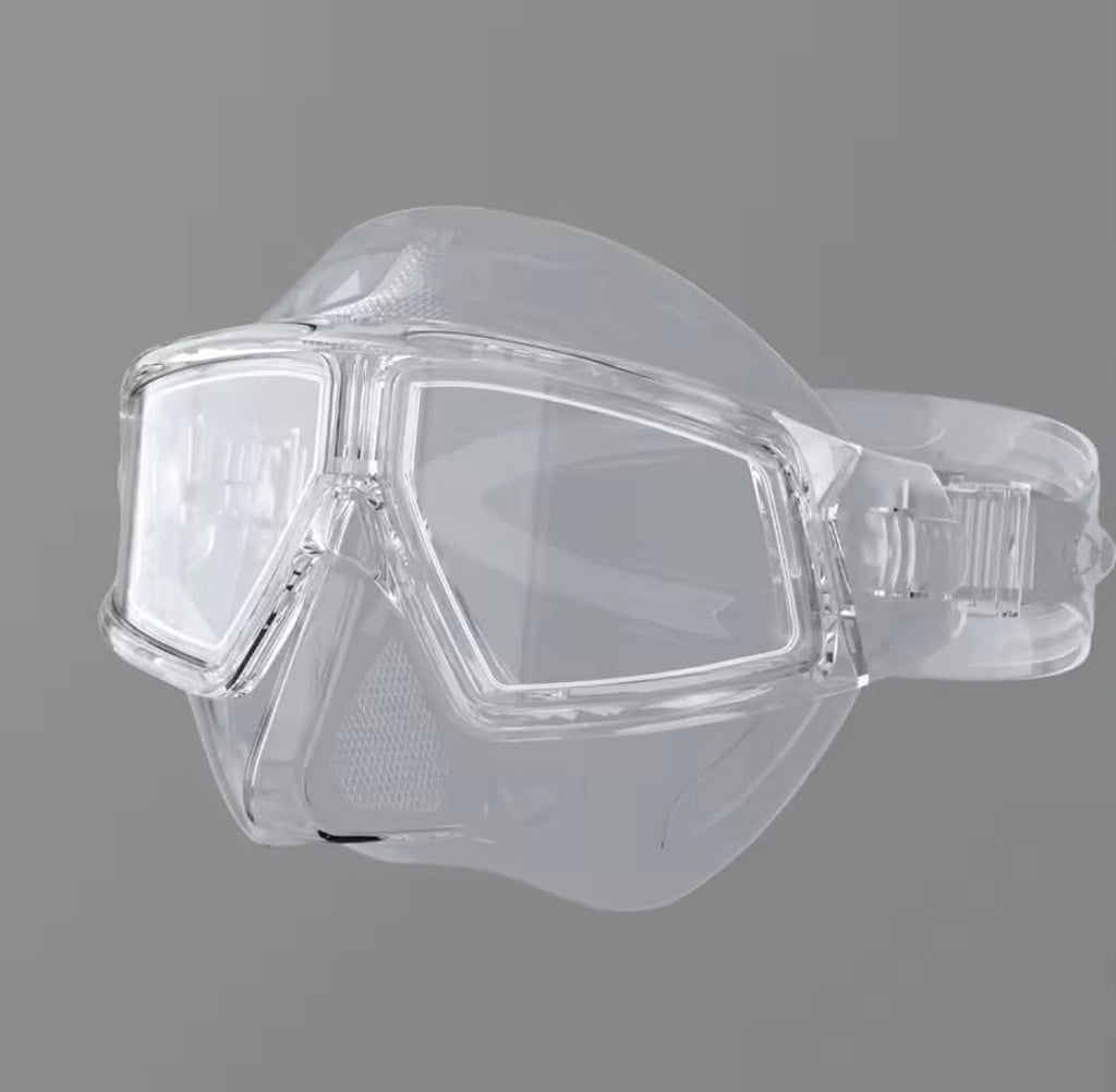 Stealth Low-Volume Freediving Mask | Dual-Lens Tactical Scuba & Spearfishing Mask